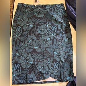Rip Skirt - Length 3 - Size XXL - Maui Moonlight- Black and Turquoise